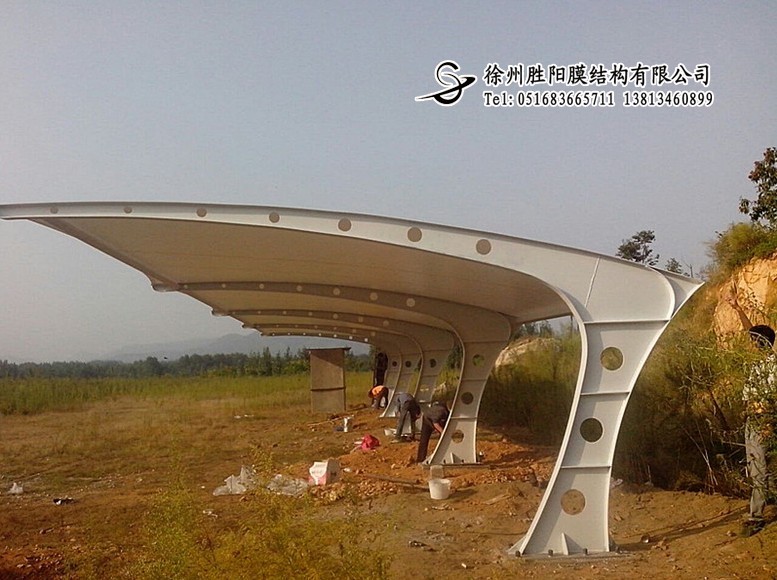 膜結構停車(chē)棚011