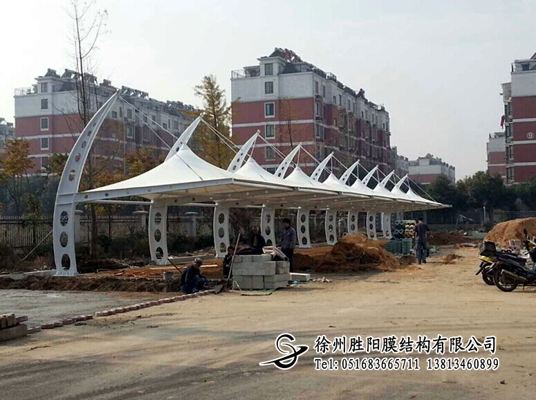 膜結構停車(chē)棚012